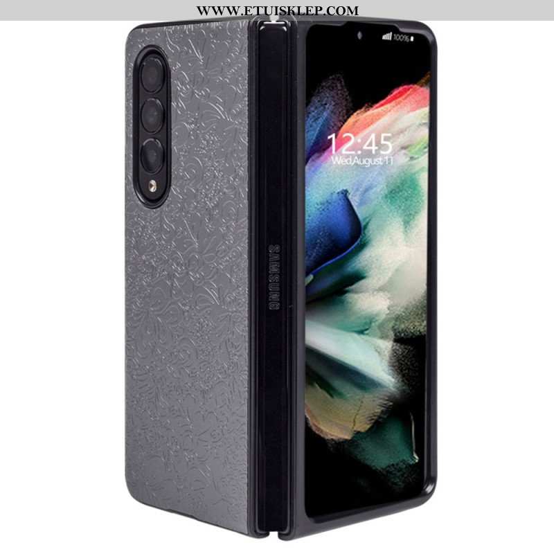 Etui do Samsung Galaxy Z Fold 4 Reliefowa Arabeska